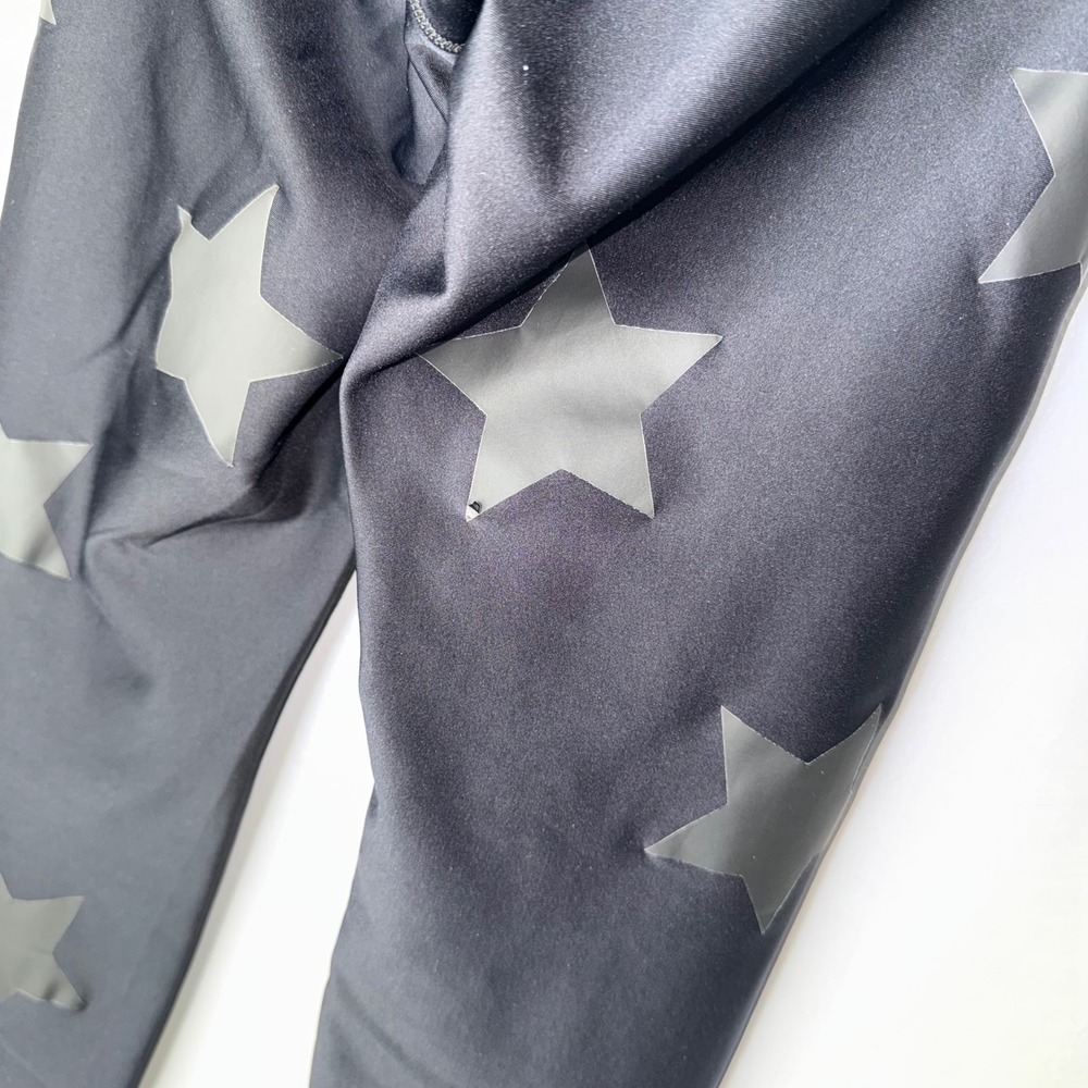 Ultracor Ultra High Star Leggings Womens Medium Black Good Bonded Stars Active - Picture 6 of 8